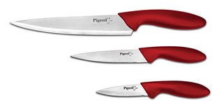 PIGEON SS KITCHEN KNIFE SET - 3 PCS 12138