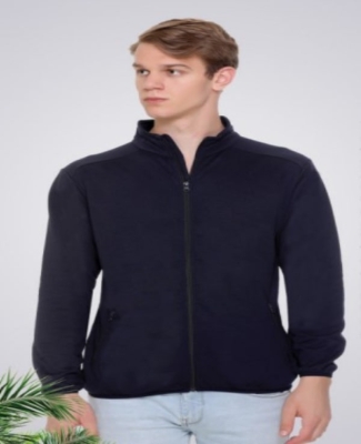 The North Polo Zippered Hoodie Navy Blue