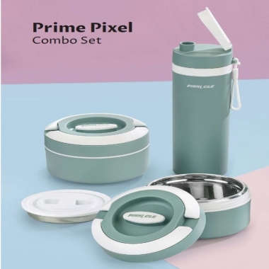 PRIME -1 Pc X 600 ML With Steel Inner + 1 Pc X 400 ML Insulated Bottle with Steel Inner
