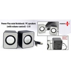 Power Plus mini Notebook / PC speakers (with volume control) C01