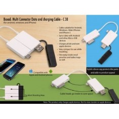 Boxed: Multi connector Data and charging cable C38