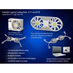 Folding Laptop stand with USB Fan (Small) CB17