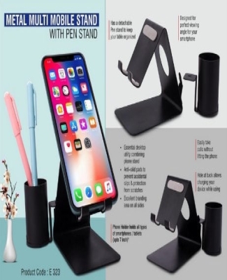 Metal mobile stand with Detachable Tumbler