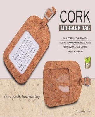 Cork Luggage tag