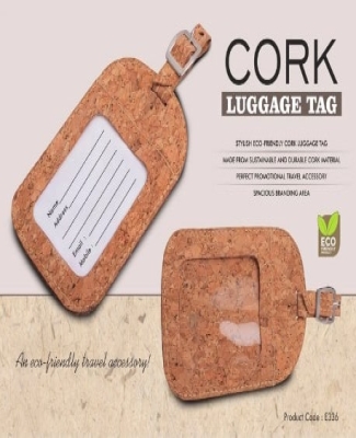Cork Luggage tag
