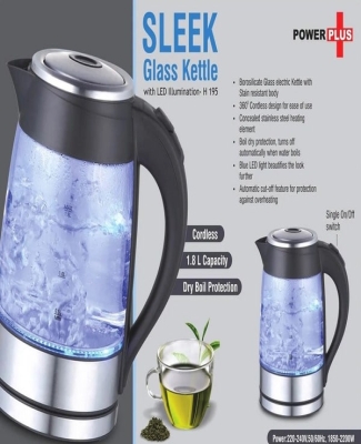 Sleek Glass kettle with LED illumination (1.8 L)