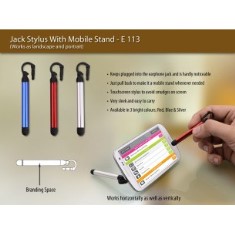 Jack stylus with mobile stand E113