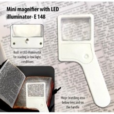 Mini magnifier with torch E148