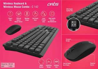 Artis Wireless Keyboard & Wireless mouse combo (WK60) (MRP 1599)