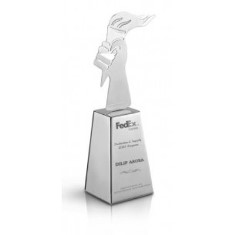 SS Small Flame trophy with base F05