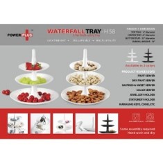 Power plus Waterfall tray: 3 pc multiutility folding tray H58