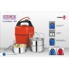 Octomeal Lunch box - 3 containers (steel) H87
