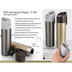 Vacuum Flask with flick open top (600 ml) H100