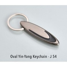 Oval yin-yang keychain J54