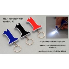 No. 1 keychain with torch J77