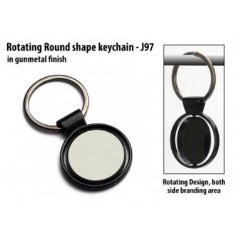 Rotating Round shape keychain J97