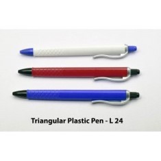 Triangular plastic pen L24