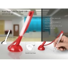 Heart shape table pen stand L81