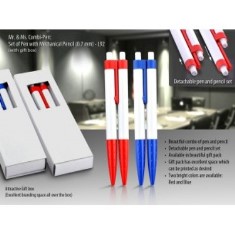 Mr & Ms. Combi-pen: Set of Pen with mechanical pencil (0.7 mm) (with gift box) L92
