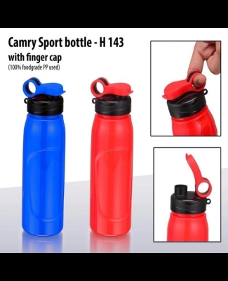 Camry Sport bottle with finger cap H143