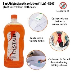 FastAid Antiseptic solution | To Disinfect floor, clothes, etc (1 Ltr) | MRP 300