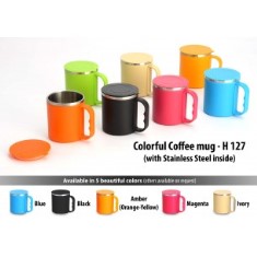 Colorful  SS  coffee  mug  (with  box)  H127