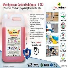 Wide Spectrum Surface Disinfectant | Germicidal, Deodorizer, Fungicidal | Formulated in USA | Tested Covid-19 protection up to 55 hours | 5 Ltr | MRP