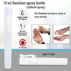 10 ml Sanitizer spray bottle (without spray) M18a