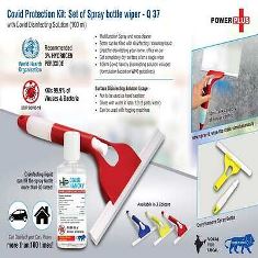 Covid Protection Kit: Set of Spray bottle wiper with Covid Disinfecting Solution (100 ml)