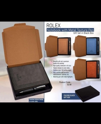 Rolex A5 Notebook Gift set