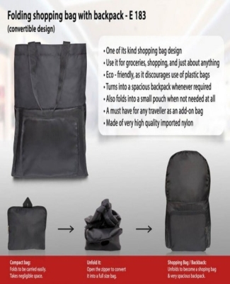 Folding shopping bag -
https://youtu.be/tM1AM6oAEMY