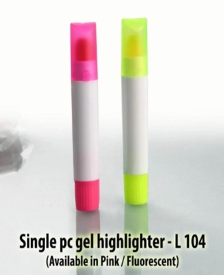 Single pc gel highlighter