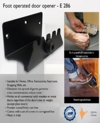 Foot operated door opener | Screws Included