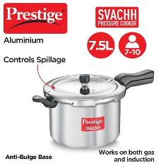 Svachh Aluminium Pressure Pan 7.5L