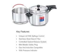 Svachh lite Pressure Cooker 6.5L