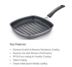 Omega Select plus Square Grill Pan