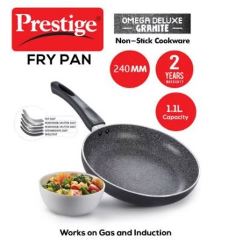Omega Deluxe granite Fry Pan 240 mm w/o lid