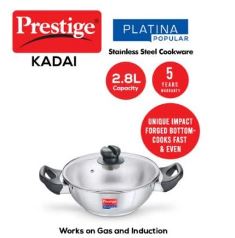 Platina Popular Kadai with Lid 240mm