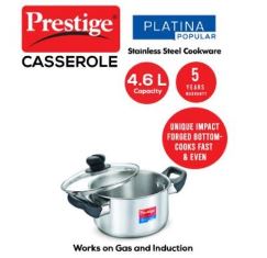 Platina Popular Casserole with Lid 220mm