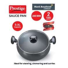Hard Anodised Plus Sauce Pan - 200mm with Lid