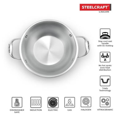 Artiste SS Tri-ply Kadhai