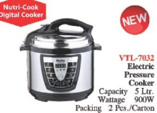 VTL-7032 DIGITAL ELECTRIC PRESSURE COOKER 5 LTRS