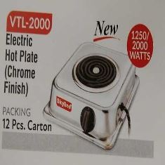 VTL-1250CF HOT PLATE 1250 W CHROME FINISH
