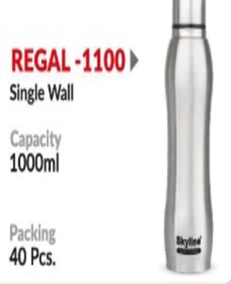 SS SINGLE WALL BOTTLE REGAL - 1100