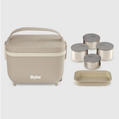 Electric Lunch Box with 4 SS Containers