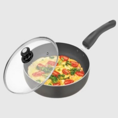Frying Pan with Glass Lid (Induction Base) ????????