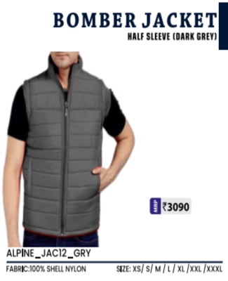 Jac 12 Half Sleev Grey (S)