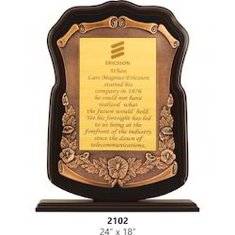 WOODEN TROPHIES 2102