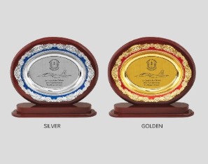 WOODEN TROPHIES 2114 (Golden/Silver)