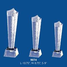 GLASS / CRYSTAL TROPHIES 9074 (Medium)